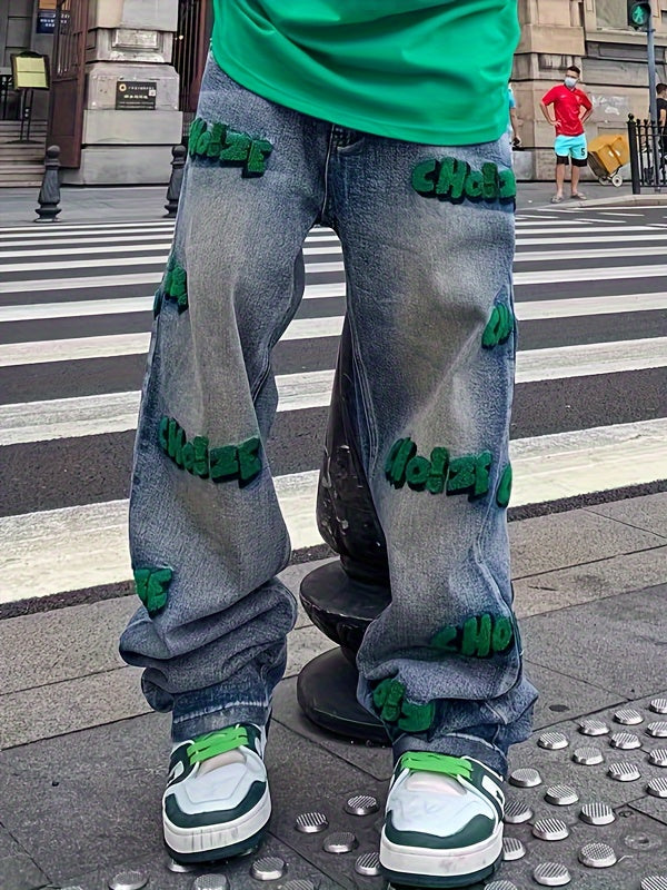 Bold Graffiti Street Jeans