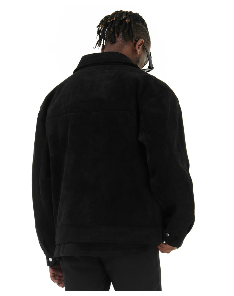 Suede Utility Jacket