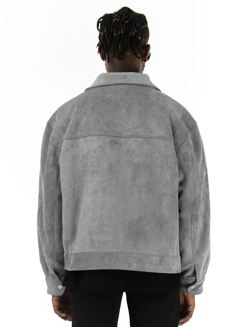 Suede Utility Jacket