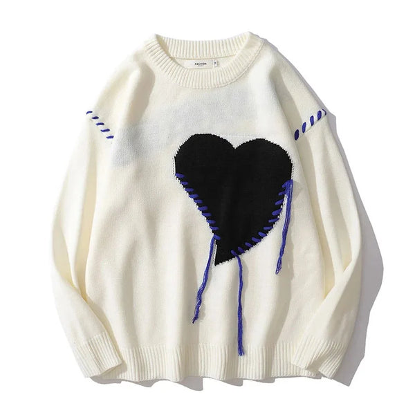 PULL EN FORME DE COEUR