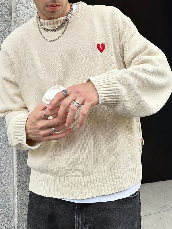 Heart Knitted Sweater